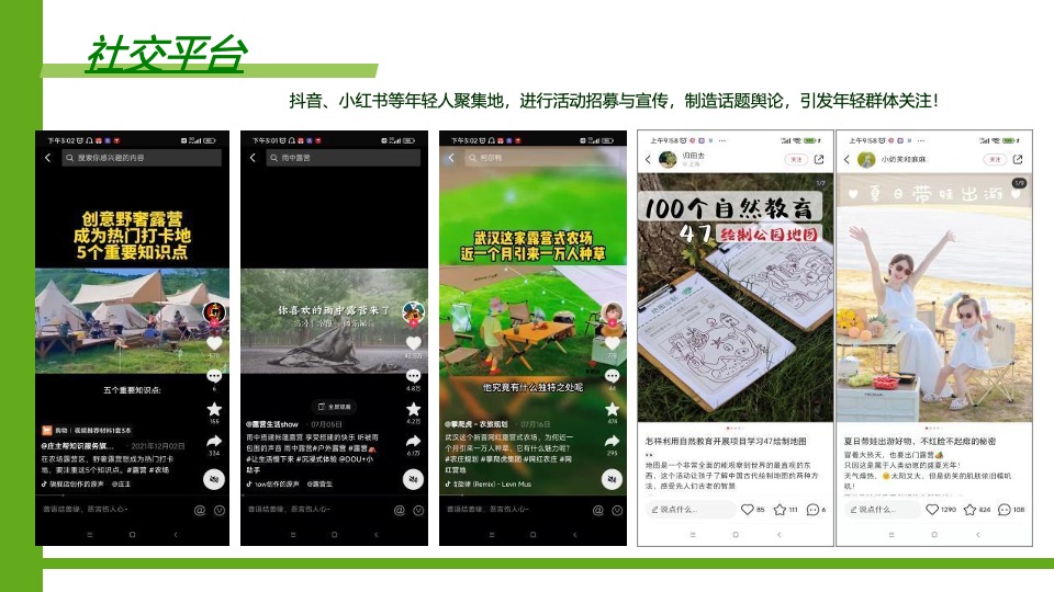 文旅景区春季亲子露营（森呼吸·不过夜露营主题）活动策划方案