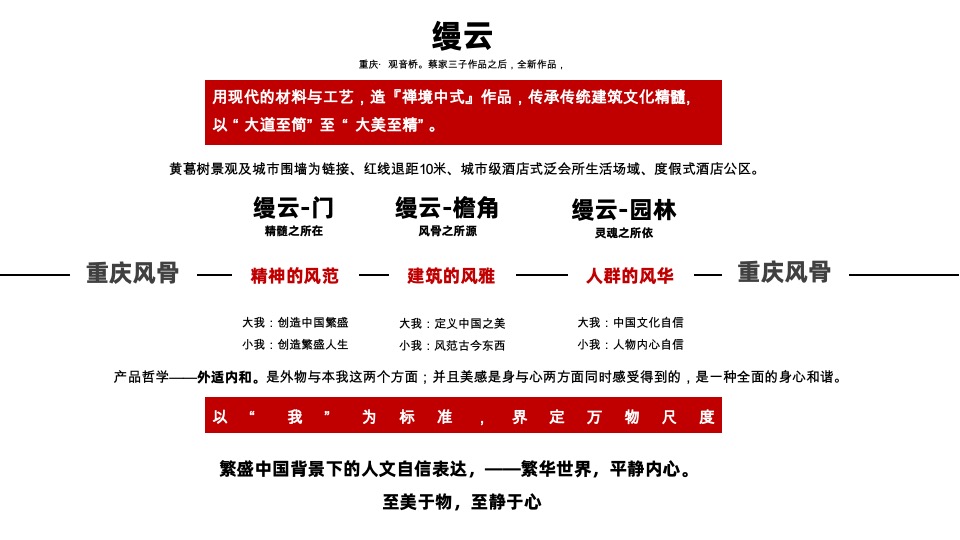 建发·缦云推广策略提报 #新中式豪宅# #重庆观音桥# #小盘#