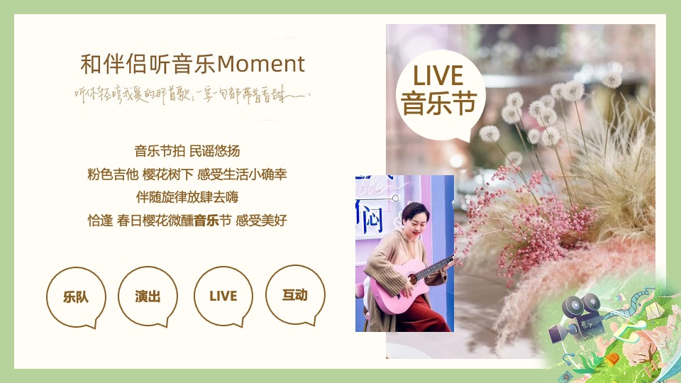 地产项目4月春日樱花微醺音乐节主题活动策划案