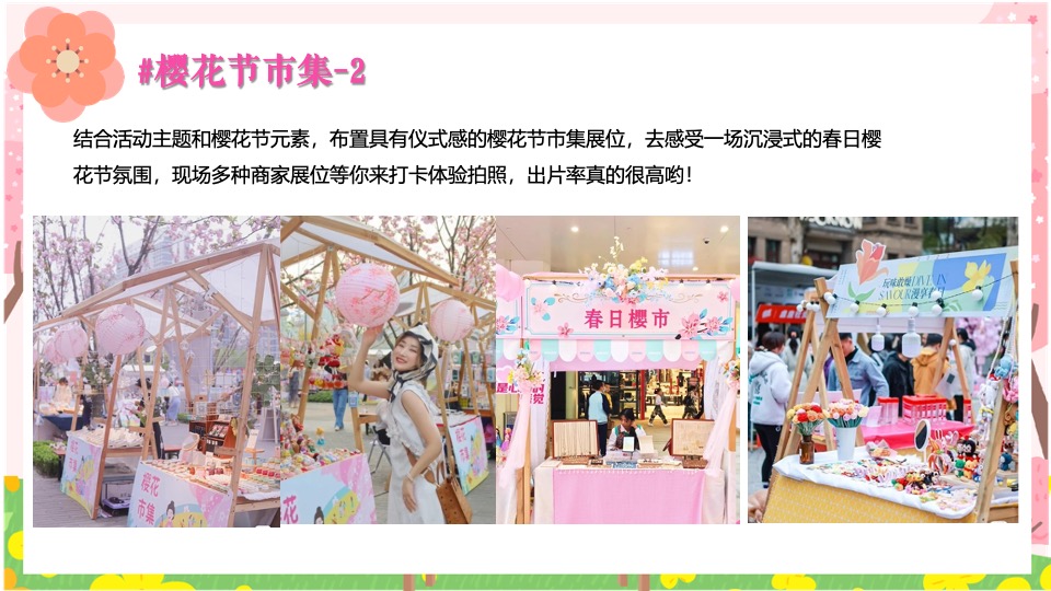 商场地产春季樱花市集游园会（焕然一新·樱你而来主题）活动策划方案