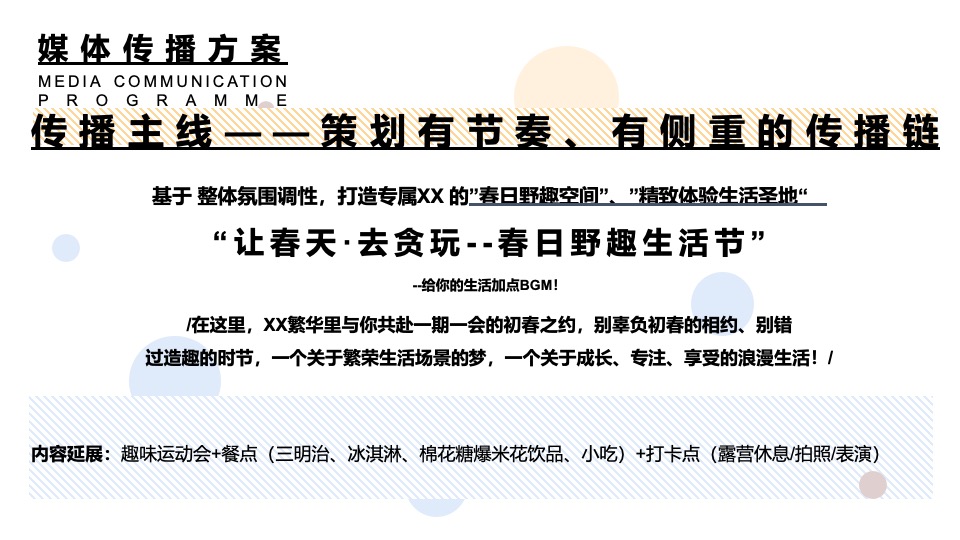 商业广场春日野趣生活节（让春天·去贪玩主题）活动策划方案