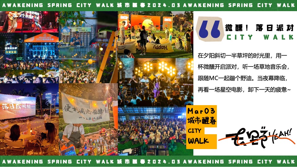 商场地产春季音乐露营市集（城市醒春主题）活动策划方案