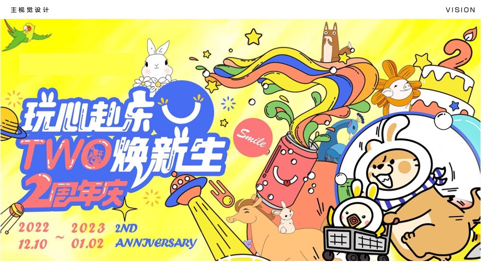 商业广场2周年庆亲子森林派对（玩心赴乐·TWO焕新生主题）活动策划方案