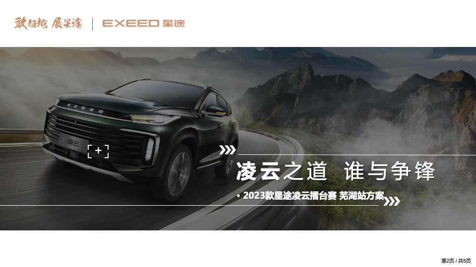 凌云之道 谁与争锋  -2023款星途凌云擂台赛-芜湖站方案