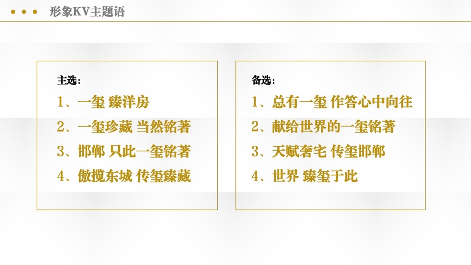 宣和和玺系阶段推广策划案 #上半年#