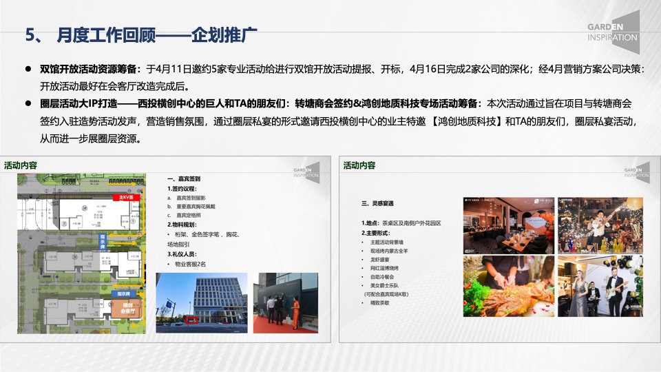 西投横创中心4月总结暨5月营销策划案