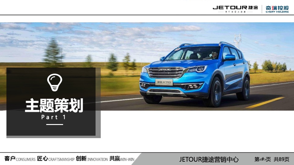 新一代捷途X70上市发布会项目方案最终版