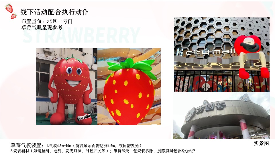 商业广场五月草莓月企划（莓好生活 ·一红到底主题）活动策划方案