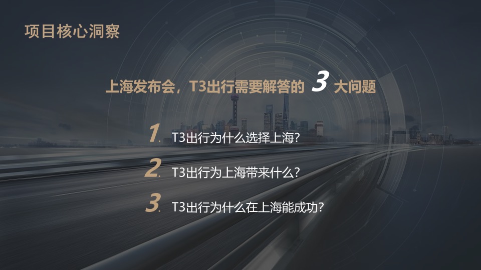 T3出行上海发布会项目策划方案
