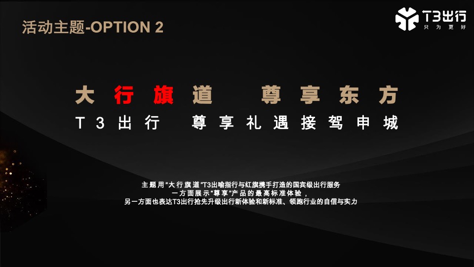 T3出行上海发布会项目策划方案