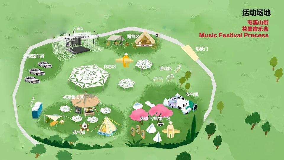 商业广场五一音乐节游园会（花夏音乐节主题）活动策划方案