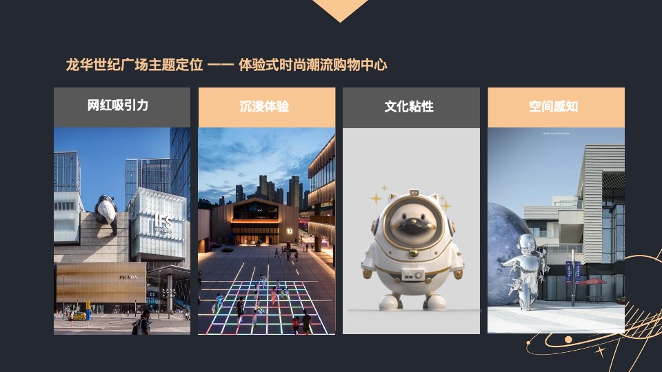 广丰龙华世纪广场金街美陈亮化方案