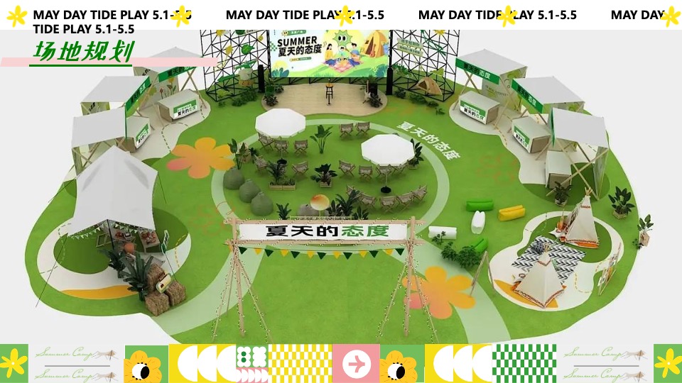 商场地产营地五一露营市集游园会（五一狂欢·放肆嗨玩主题）活动策划方案