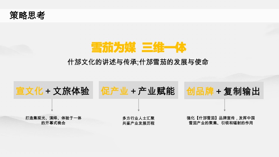 什邡雪茄节 -开幕式推介方案