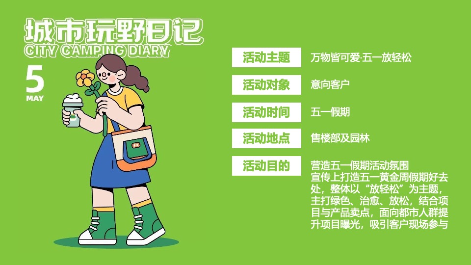商场地产五一森呼吸露营市集系列（五一放轻松主题）活动策划方案