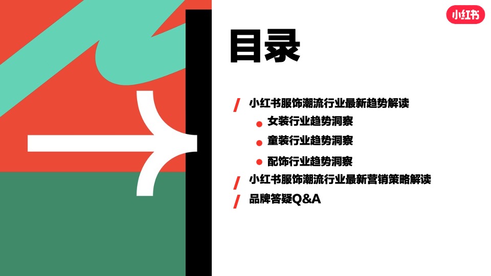 小红书服饰潮流行业营销策略通案