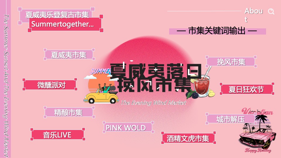 商场地产晚风露营音乐市集（夏威夷落日挽风市集主题）活动策划方案