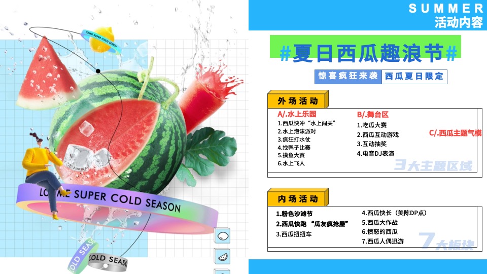 商业广场暑期营销系列（夏日西瓜消暑计划主题）活动策划方案