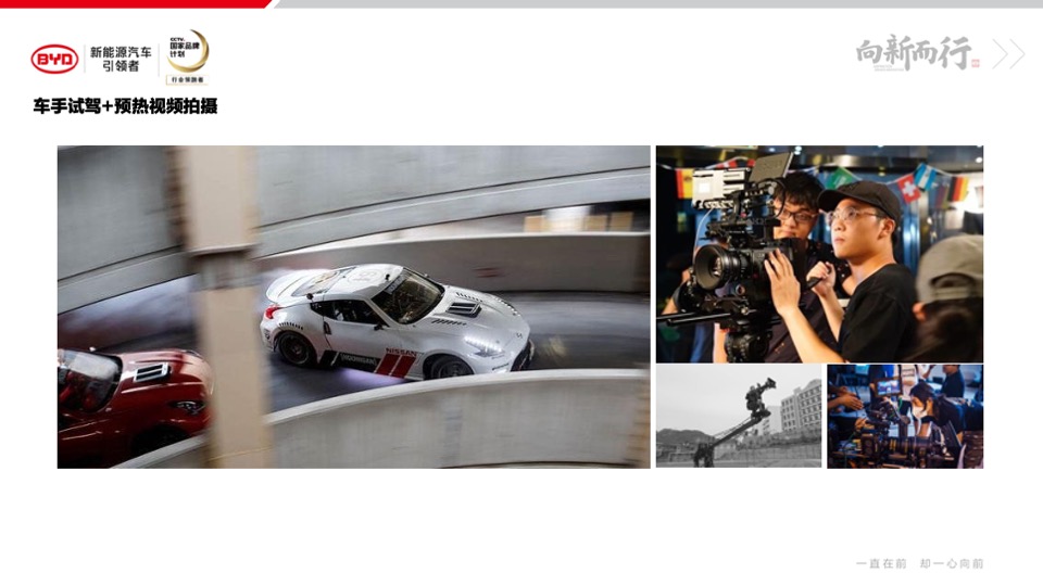 比亚迪RACING!秦Pro 性能体验平台预热规划