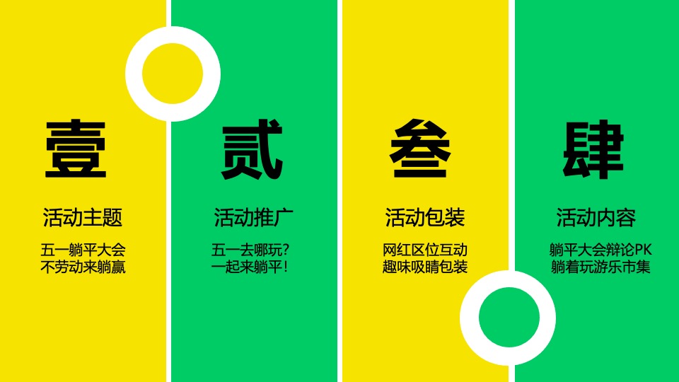 商场地产五月躺平大会主题月（不劳动·来躺赢主题）生活节活动策划方案