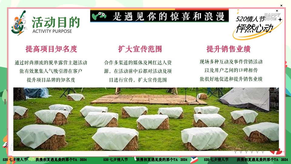 商场地产景区520露营联谊派对系列（爱要说出来主题）活动策划方案