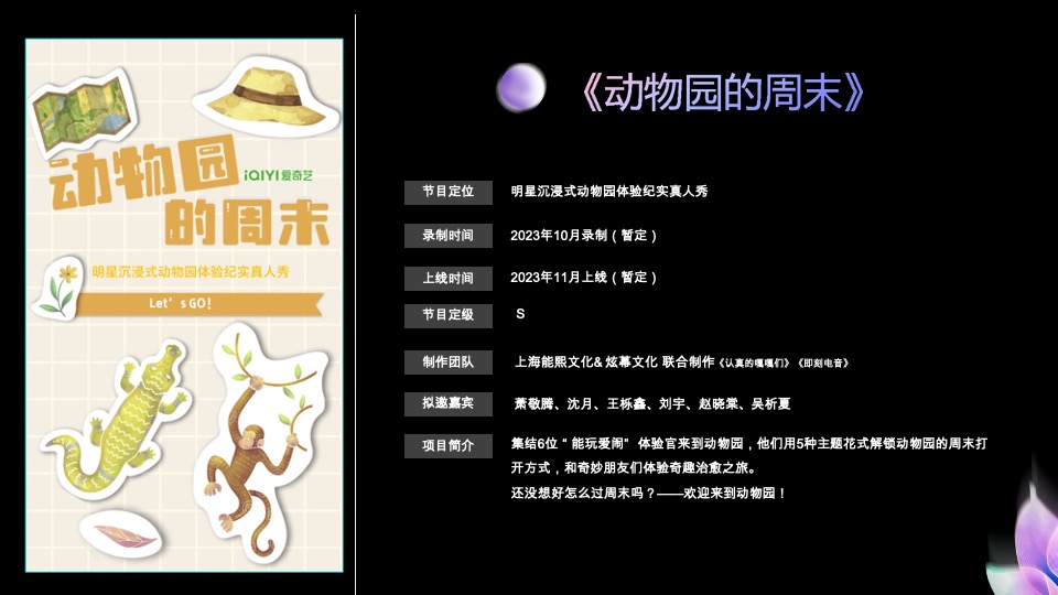 爱奇艺重点娱乐资源推介