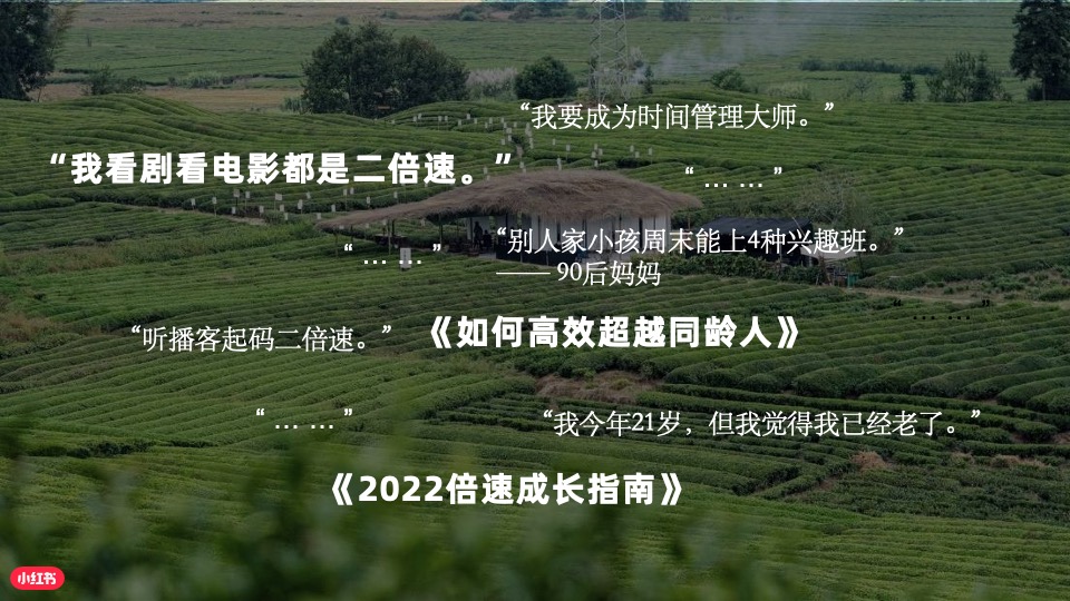 综艺小红书【重回一倍速生活】招商通案