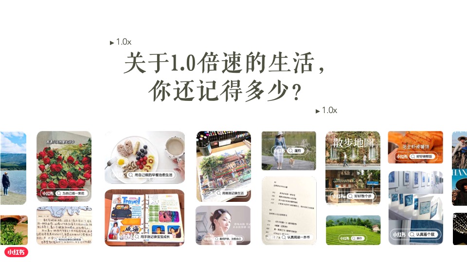 综艺小红书【重回一倍速生活】招商通案