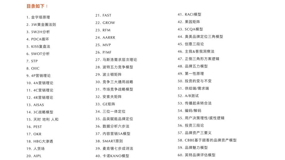 92种营销策略方法