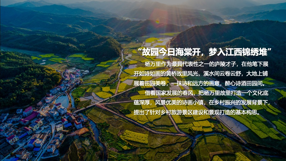 杨万里诗画小镇农田景观工程提升设计方案