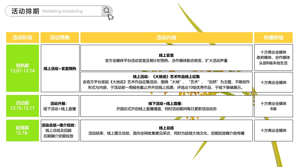 首届大地文化节暨种业公园开园仪式活动策划方案