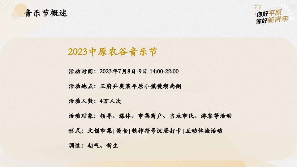 中原农谷音乐节动整体执行方案
