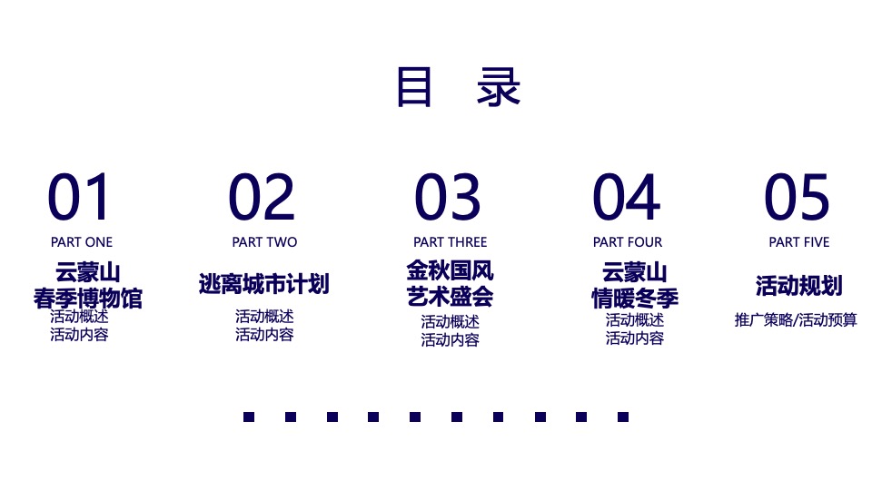 云蒙山景区年度活动策划方案