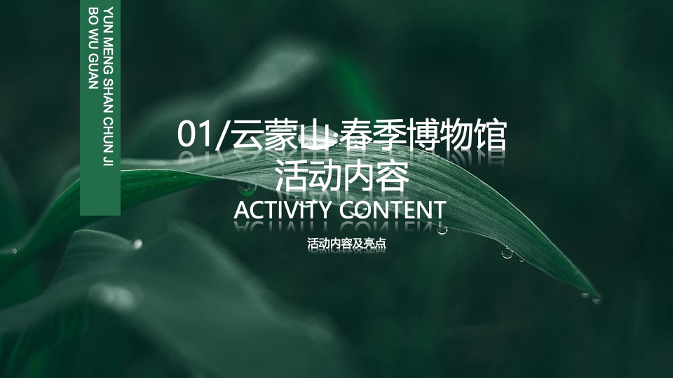 云蒙山景区年度活动策划方案