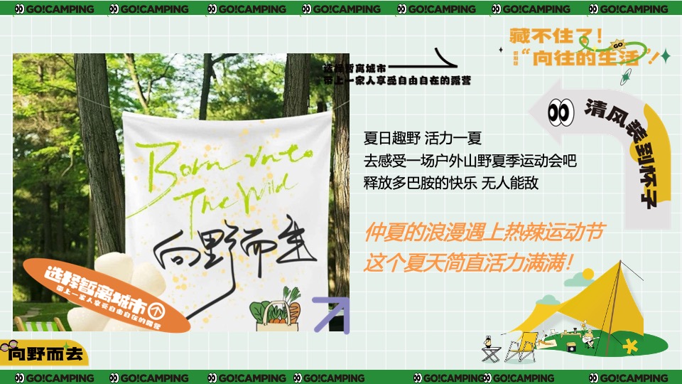 景区营地初夏露营节（仲夏限定·逃离城市计划主题）活动策划方案