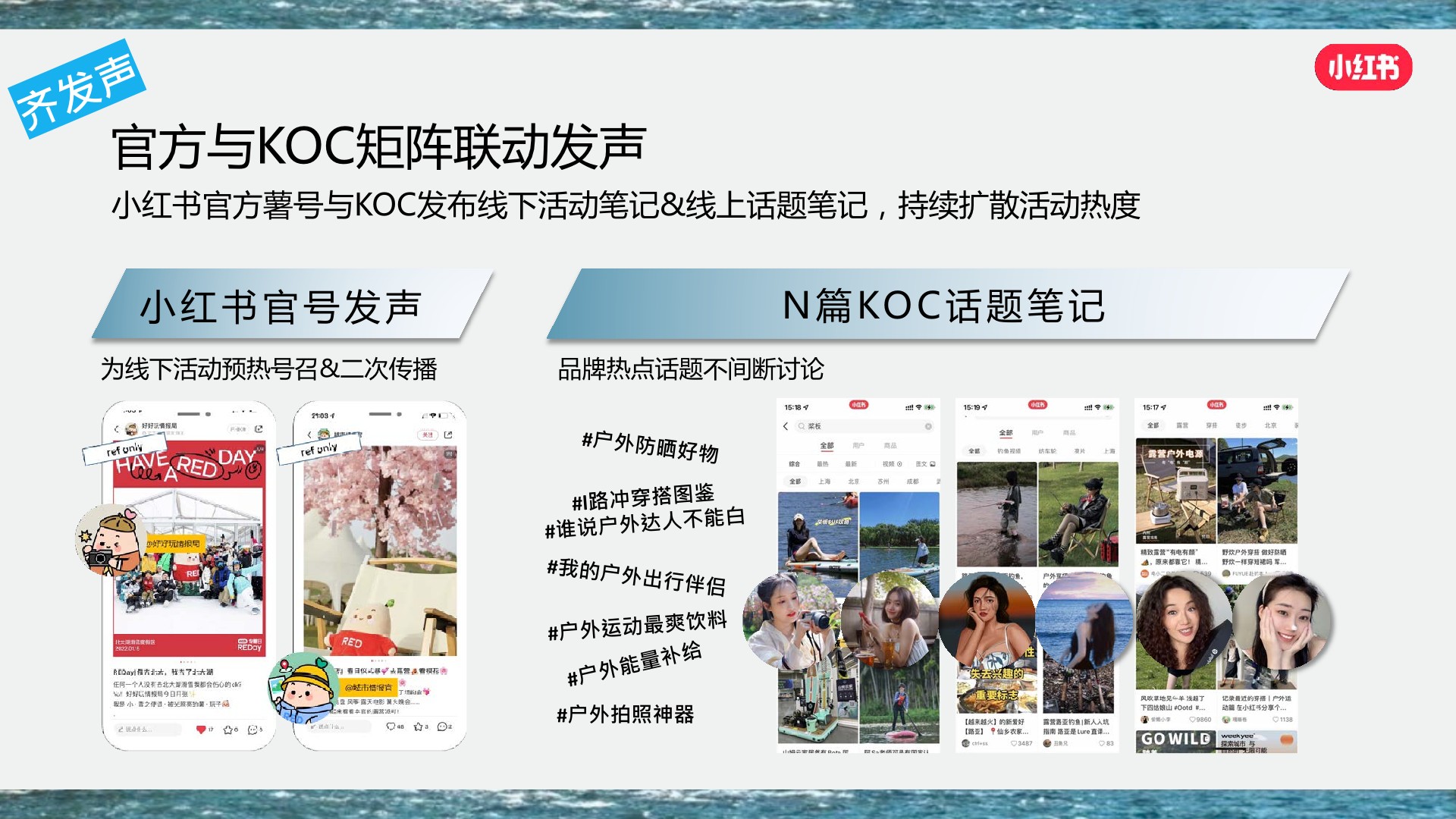 小红书《我就要这样生活户外季》招商方案