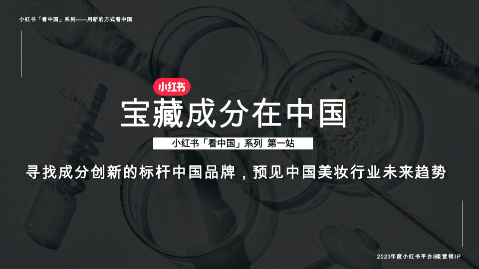 小红书宝藏成分在中国 招商通案