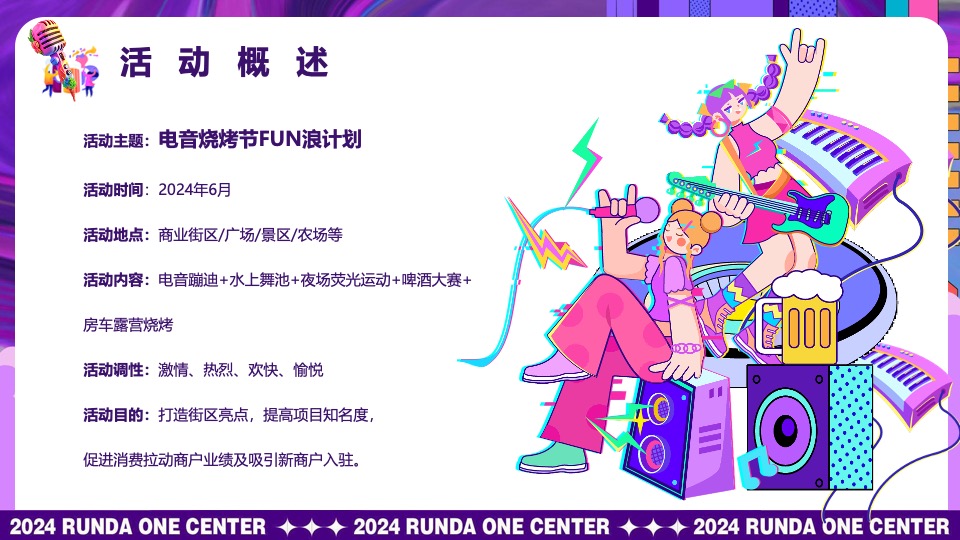 商业街区夏日电音烧烤节（FUN浪计划主题）活动策划方案