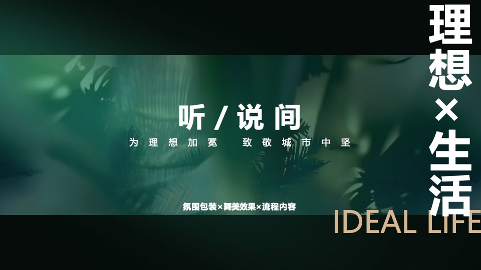 地产项目城市理想生活节暨产品发布会（我把理想说给你听主题）活动策划方案