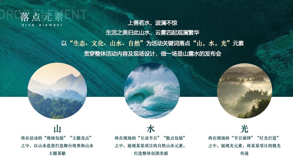 地产集团品牌发布会暨新项目耀世发声（一城向北·观澜山水主题）活动策划方案