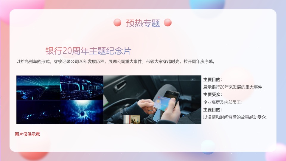 银行20周年行庆（廿念不忘·招夕相伴主题）活动策划方案