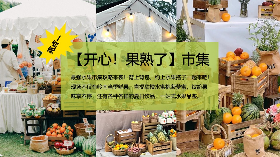 商场地产景区夏日水果节嘉年华（夏日果然好玩主题）活动策划方案