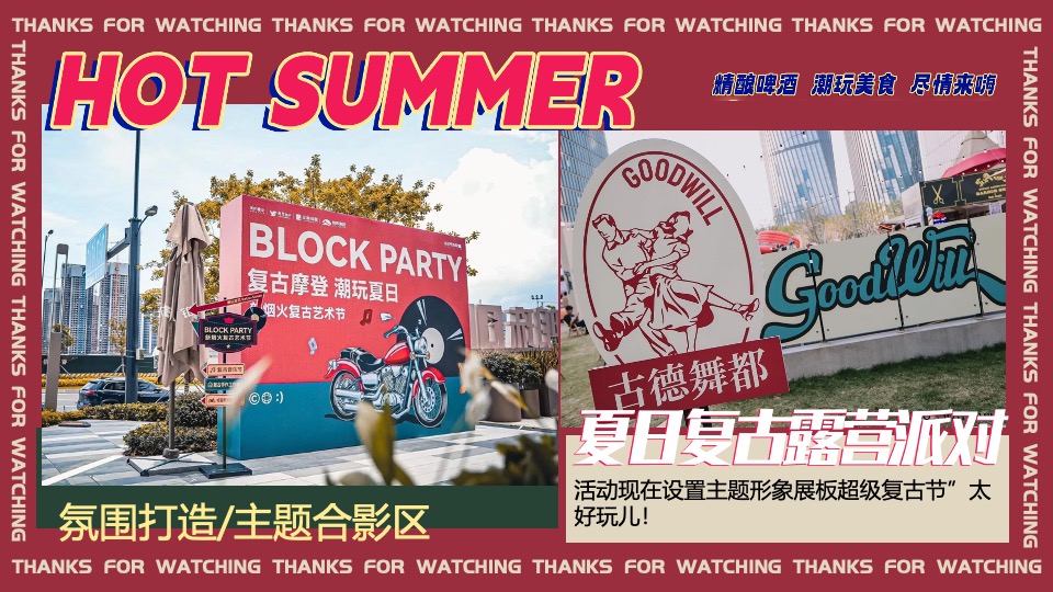 商场地产夏日复古摩登露营派对（复古摩登·潮玩夏日主题）活动策划方案