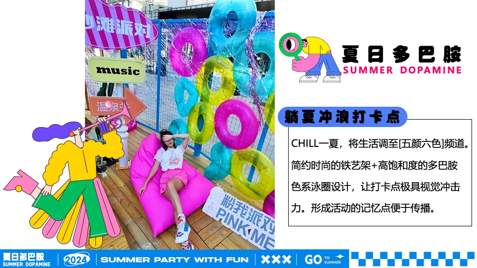 商场地产夏日暑期潮玩嘉年华（夏日多巴胺打卡计划主题）活动策划方案