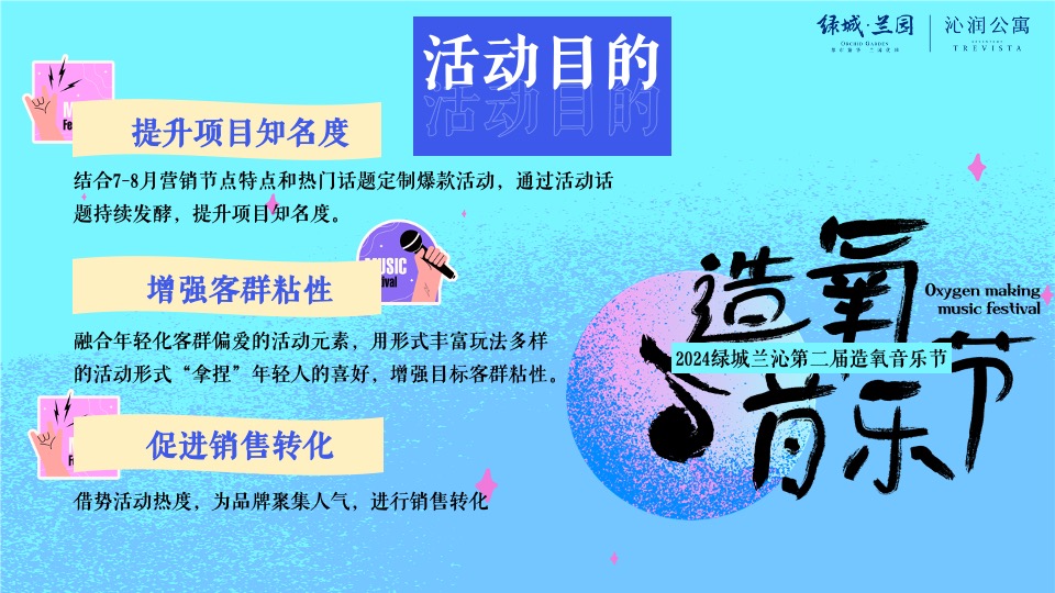 绿城兰园夏日造氧音乐节#无音乐·不夏天#主题活动策划案
