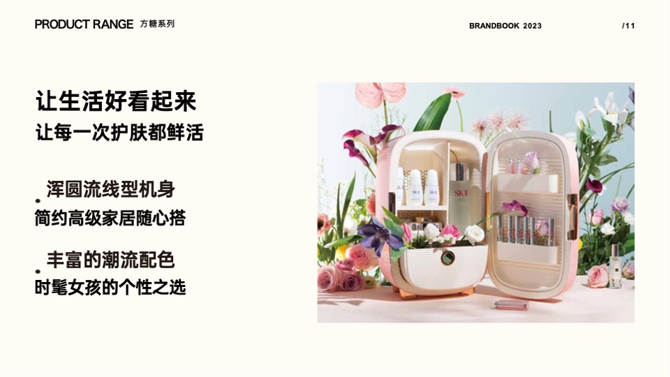 缤兔美妆冰箱品牌手册