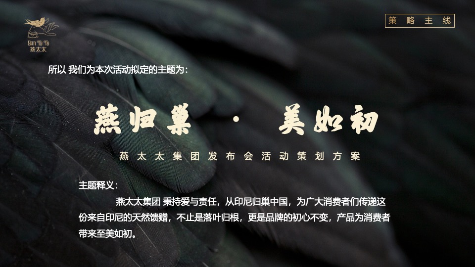 食品燕窝品牌发布会“燕归巢 · 美如初”主题活动策划方案