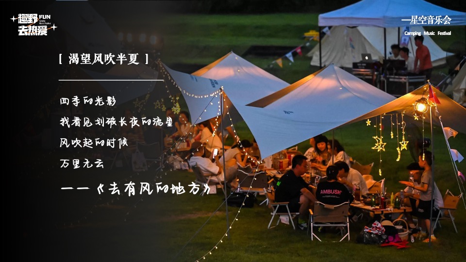 企业公司夏日星空露营音乐会（趣野FUN·去热爱主题）活动策划方案