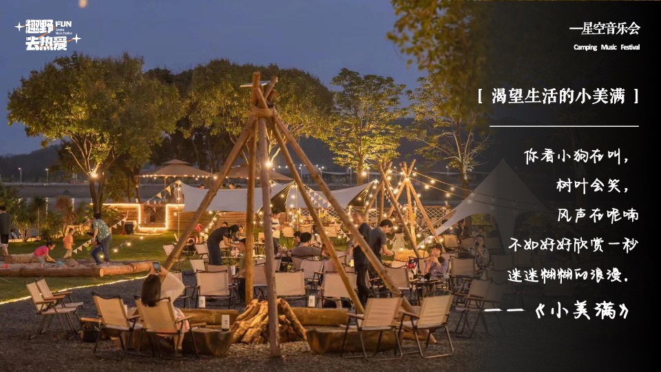 企业公司夏日星空露营音乐会（趣野FUN·去热爱主题）活动策划方案