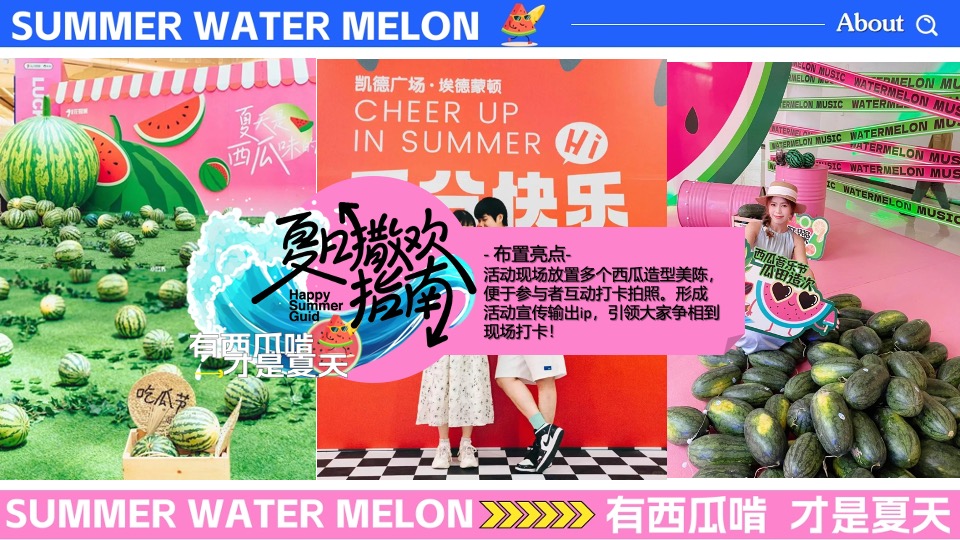 商场地产夏日吃瓜生活节系列（夏日撒欢指南主题）活动策划方案